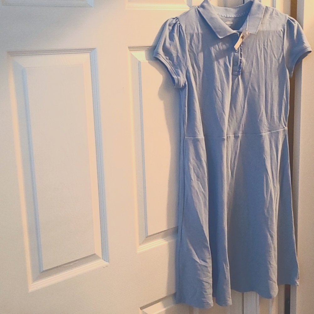 Big Girls baby blue causal dress 👗